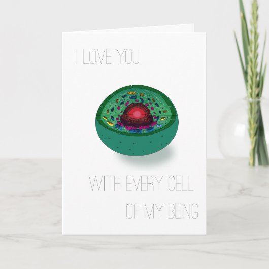 私の存在のすべてのセルと – Valentine's Day Card シーズンカード (正面)