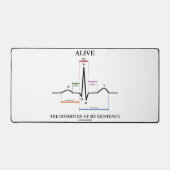 私の存在の洞リズムの状態を生き延ばす デスクマット (正面)