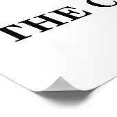 私の存在の状態を生きる(ECG/EKG) ポスター (角)