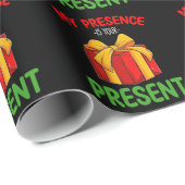 私の存在はあなたの現在の家族のクリスマスである ラッピングペーパー (ロールコーナー)