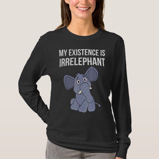 私の存在は非人間的なプンゾウ~Irreleである Tシャツ (正面)