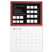 私の学年の記憶本 カレンダー (2月 2027)