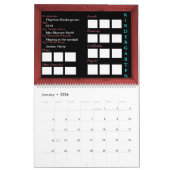 私の学年の記憶本 カレンダー (1月 2026)