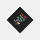 私の学校の中学を見来る スタンダードカクテルナプキン (角)