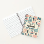 私の学校の思い出カスタムの本と植物スパイラル ノートブック (内部)