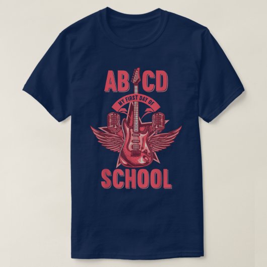 私の学校の最初の日2022年1学年に戻るscho tシャツ (デザイン正面)