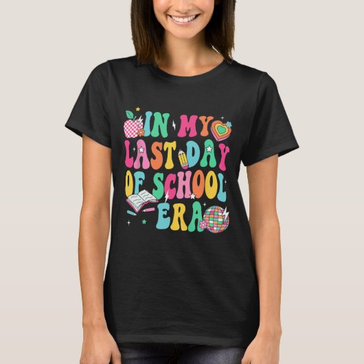 私の学校の最後の日先生男の子女の子Gradu Tシャツ (正面)