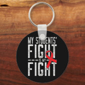 私の学生たちの戦いは私の戦い血がん患者である キーホルダー (正面)