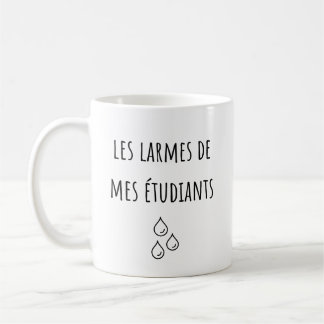 私の学生のフランスの涙 – Les Larmes コーヒーマグカップ