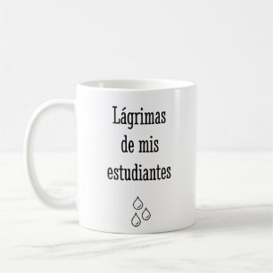 私の学生の涙スペインの- スペインの先生 コーヒーマグカップ