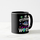 私の学生は世界科学Teから出ていおもしろいる マグカップ (正面右)