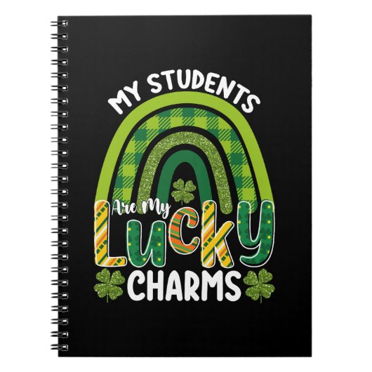 私の学生は私の幸運なチャームセント・パトリックの日である ノートブック (正面)