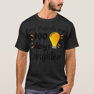 私の学生は100日明るい先生子供Ch Tシャツ
