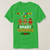 私の学生はCookie頭が切れる先生クリスマスバ Tシャツ (デザイン正面)