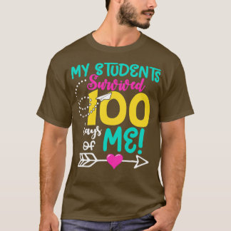 私の学生生き延び100日の私の100 Scの日 Tシャツ