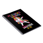 私の学生私の生き延び学校の日100の先生 ノートブック (右側)