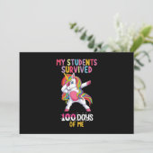 私の学生私の生き延び学校の日100の先生 招待状 (スタンド正面)