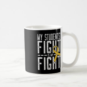 私の学生達の戦いは私の幼少期がんAwの戦いだ コーヒーマグカップ