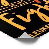 私の学生達の戦いは私の白血病認識度 ポスター (角)