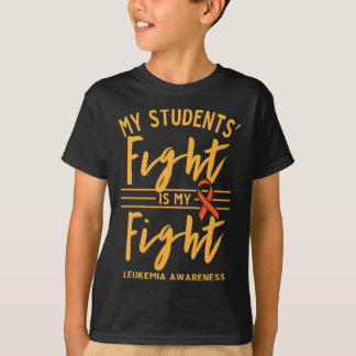 私の学生達の戦いは私の白血病認識度 Tシャツ