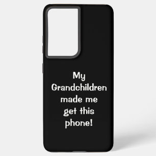 私の孫が私を作ってくれた。電話ケース SAMSUNG GALAXY S21+ケース