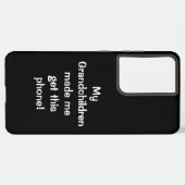 私の孫が私を作ってくれた。電話ケース SAMSUNG GALAXYケース (裏面横)