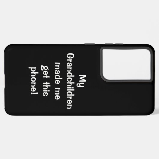 私の孫が私を作ってくれた。電話ケース SAMSUNG GALAXYケース (裏面横)