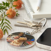 私の孫の写真のギフト キーホルダー (正面右)