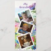 私の孫の大きなブックマークパーソナライズされた メニュー (正面)