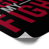 私の孫の戦いは私の戦い鎌状赤血球貧血 ポスター (角)