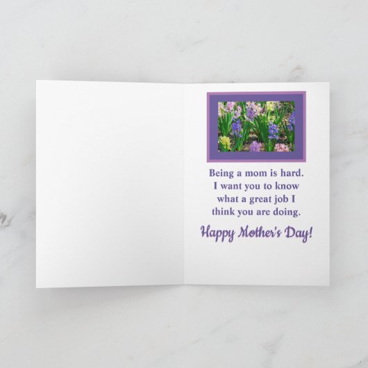 私の孫の母へ カード (内部)