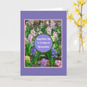 私の孫の母へ カード (黄色い花)