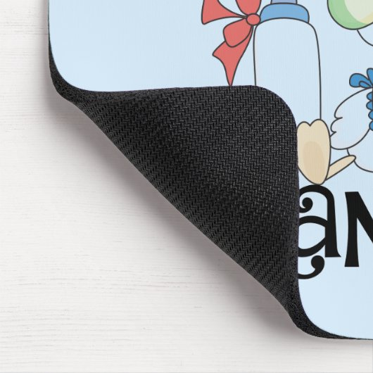 私の孫のTシャツおよびギフトについて尋ねて下さい マウスパッド (コーナー)