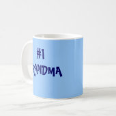私の孫はあなたのの#1祖母よりかわいいです コーヒーマグカップ (正面左)