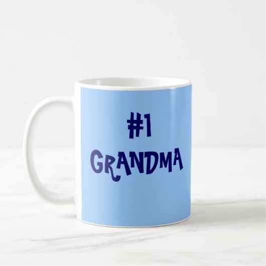 私の孫はあなたのの#1祖母よりかわいいです コーヒーマグカップ (左)