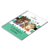 私の孫はグランドグリーンの白が大好き ノートブック (左側)