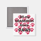 私の孫は全て手を持っている マグネット (正面/裏面)