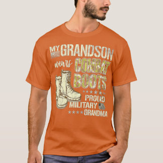私の孫は戦闘靴を履いている – 誇りを持った軍隊Gr Tシャツ