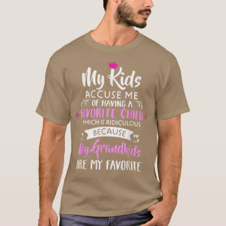 私の孫は私のお気に入りの祖母おもしろいグラだ Tシャツ