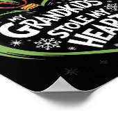 私の孫は私のクリスマスファミリーを盗んだ ポスター (角)