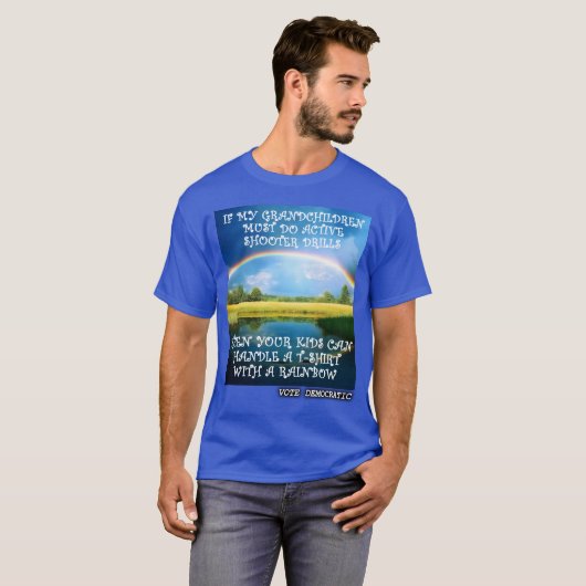 私の孫もしは、アクティブなシューター訓練をしなければならない Tシャツ (正面フル)