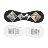 私の孫カスタムに4枚の写真で贈り物 野球ボール (パネル)