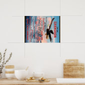 私の孫ギフトへの手紙、愛の男の赤ちゃんギフトアイディア ポスター (キッチン)