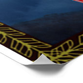 私の孫ギフトへの手紙、愛の男の赤ちゃんギフトアイディア ポスター (角)