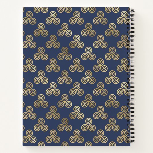 私の孫パーソナライズされた娘のケルト語のレシピ ノートブック (裏面)