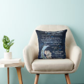 私の孫パーソナライズされた娘、象への手紙 クッション (椅子)