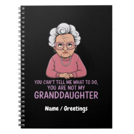 私の孫娘ではなくあなたは言うことができない ノートブック