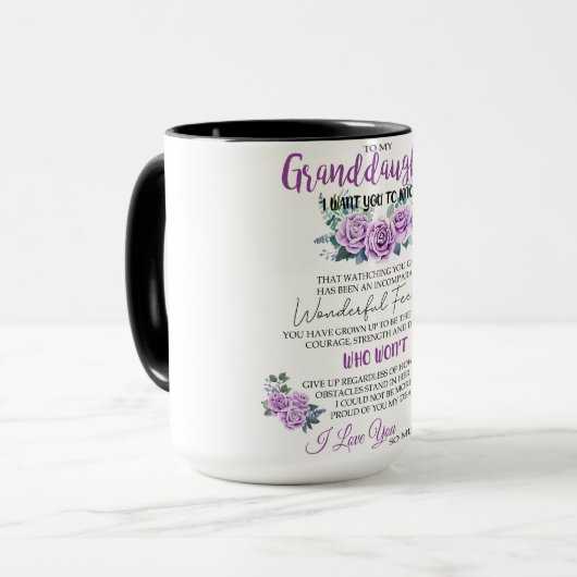 私の孫娘におばあちゃん最高のにのマグギフトに マグカップ (正面左)