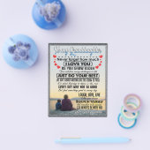 私の孫娘には、ベビーガール誕生日ギフトアイディア チラシ (シングル)