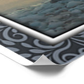 私の孫娘には、ベビーガール誕生日ギフトアイディア ポスター (角)